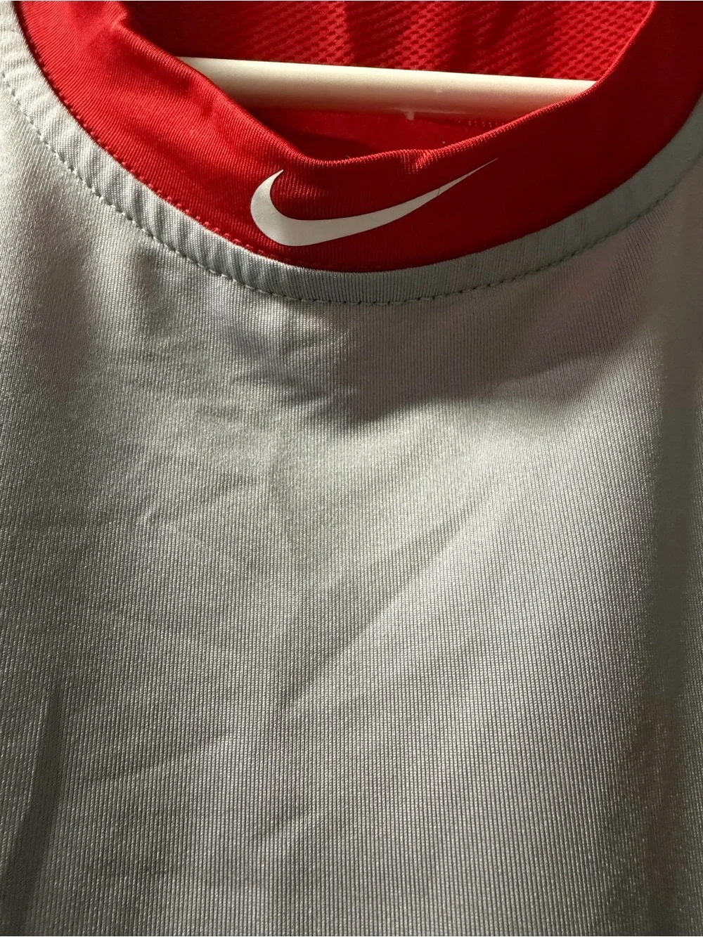 Nike Red and White Women’s Long-Sleeve Performance Jersey